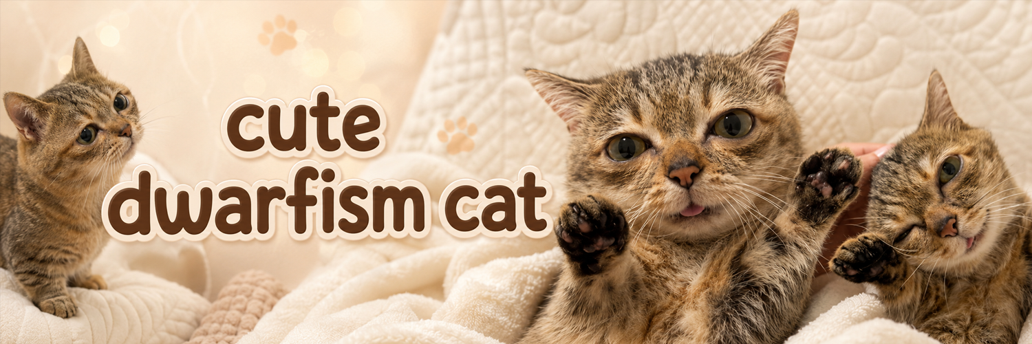 Cute Dwarfism Cat banner